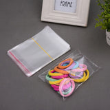 200pcs 11x11+2cm Clear Poly Bags Self Adhesive Seal Opp Bag Jewelry Packaging