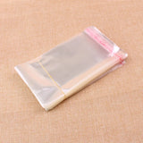 200pcs 11x11+2cm Clear Poly Bags Self Adhesive Seal Opp Bag Jewelry Packaging