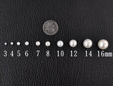 Round Pearls Beads 3-16mm Loose Beads for Jewelry Making