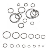200pcs Stainless Steel Jump & Split Rings Kit for Jewelry Making DIY Findings