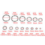 200pcs Stainless Steel Jump & Split Rings Kit for Jewelry Making DIY Findings