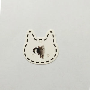 200pcs Cat Head Jewelry Earrings Display Packaging Cards