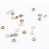 200pcs 4mm Tibetan Silver Flower Spacer Beads for Jewelry Making