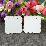 200pcs 5*5cm Earring/Jewelry Cards Display Blank Ear Studs Hang Tags