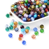 200pcs/lot 8mm 10mm 12mm Round Beads Lampwork Spacer Beads F70