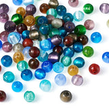 200pcs/lot 8mm 10mm 12mm Round Beads Lampwork Spacer Beads F70