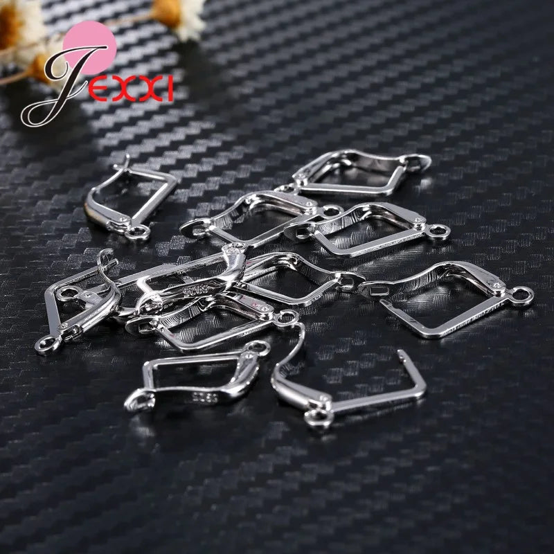 200pcs 925 Sterling Silver Lobster Clasp Hooks DIY Jewellery