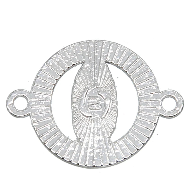 200pcs Evil Eye Beads Charms Water Drop Pendant
