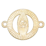 200pcs Evil Eye Beads Charms Water Drop Pendant