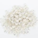 200pcs Flower Bead Caps Silver Plated Spacer DIY Jewelry Making