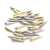 200pcs Rhodium CCB Cone Beads Charms For DIY Jewelry Making