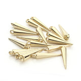 200pcs Rhodium CCB Cone Beads Charms For DIY Jewelry Making
