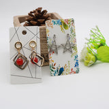200pcs Long Earring Display Tags with Red Bird Design