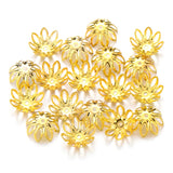200pcs Metal Flower Bead Caps 11-14mm Spacer Charms for Jewelry Making