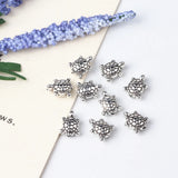 200pcs Tibetan Silver Sea Turtle Spacer Beads for DIY Jewelry Making