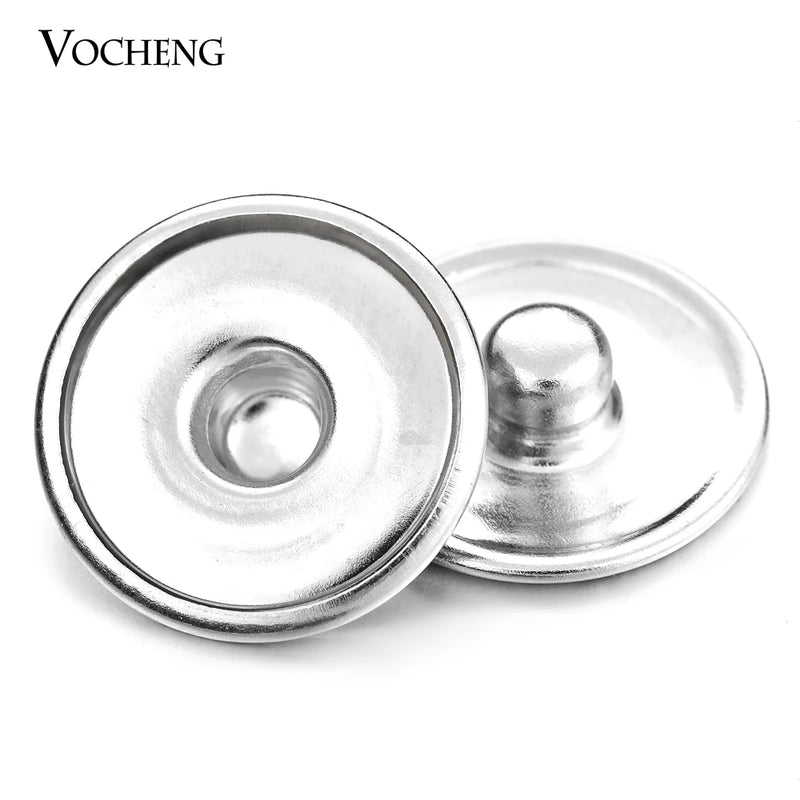 200pcs 18mm Metal Copper Snap Charms Base VG-191