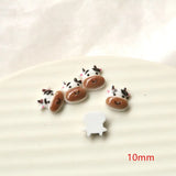 200pcs Cows Print Resin Flatback Beads DIY Jewelry Earring Nail Art Accessory
