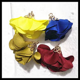 200pcs Tassel Flower Pendants DIY Jewelry Accessories with Golden Metal Parts