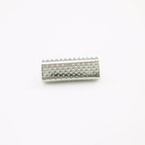 200pcs 16mm Ribbon Crimp Ends Clamps for Leather Cord