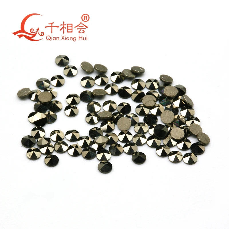 200pcs 1-2mm Natural Marcasite Loose Stone for Jewelry Making DIY