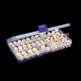 200pcs Natural Round Wooden Beads DIY Jewelry Making