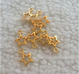 200pcs Vintage Hollow Star Pendant DIY Jewelry Findings