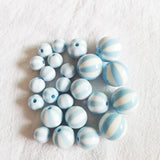 200 Acrylic Watermelon Round Beads for DIY Jewelry Making