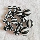 200 Acrylic Watermelon Round Beads for DIY Jewelry Making