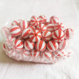 200 Acrylic Watermelon Round Beads for DIY Jewelry Making