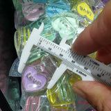 200pcs DIY Acrylic Spacer Beads for Necklace Bracelet Jewelry, 15-25mm