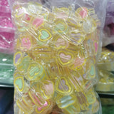 200pcs DIY Acrylic Spacer Beads for Necklace Bracelet Jewelry, 15-25mm