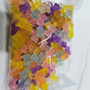 200pcs 20mm*11mm Acrylic Korea Small Bear for DIY Jewelry Making Accessories