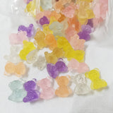 200pcs 20mm*11mm Acrylic Korea Small Bear for DIY Jewelry Making Accessories