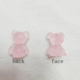 200pcs 20mm*11mm Acrylic Korea Small Bear for DIY Jewelry Making Accessories