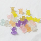 200pcs 20mm*11mm Acrylic Korea Small Bear for DIY Jewelry Making Accessories