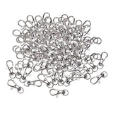 200x Lobster Clasps Keychain Swivel Clips Snap Hooks Bag Key Clasps