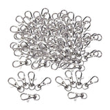 200x Lobster Clasps Keychain Swivel Clips Snap Hooks Bag Key Clasps