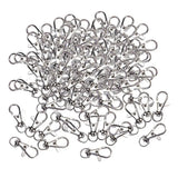 200x Lobster Clasps Keychain Swivel Clips Snap Hooks Bag Key Clasps