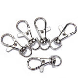 200x Lobster Clasps Keychain Swivel Clips Snap Hooks Bag Key Clasps