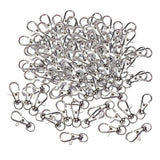 200x Lobster Clasps Keychain Swivel Clips Snap Hooks Bag Key Clasps