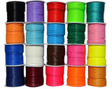 200yd/roll 1mm Waxed Polyester Cord for Jewelry Making