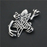 POP Star Frog Pendant Stainless Steel Biker Pendant