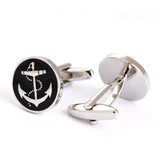 High Cufflinks Round and Pattern Cufflinks for Mens Cuff