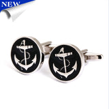 High Cufflinks Round and Pattern Cufflinks for Mens Cuff