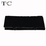 Jewelry Organizer Jewelry Roll Ring Holder with Velvet Pillow Bars Display