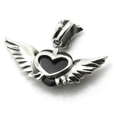 Arrival Love Heart Pendant Flying Wing 316L Stainless Steel