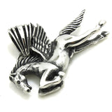 Flying Horse Pendant Punk Gothic Stainless Steel Men Boys