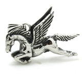 Flying Horse Pendant Punk Gothic Stainless Steel Men Boys