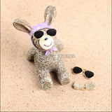 Alloy Sun Glasses Shape Necklace Charms Pendant DIY Bag/Key Chain Making