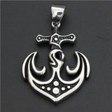 Heavy Anchor Pendant 316L Stainless Steel Men Boy Band Gift Pendant